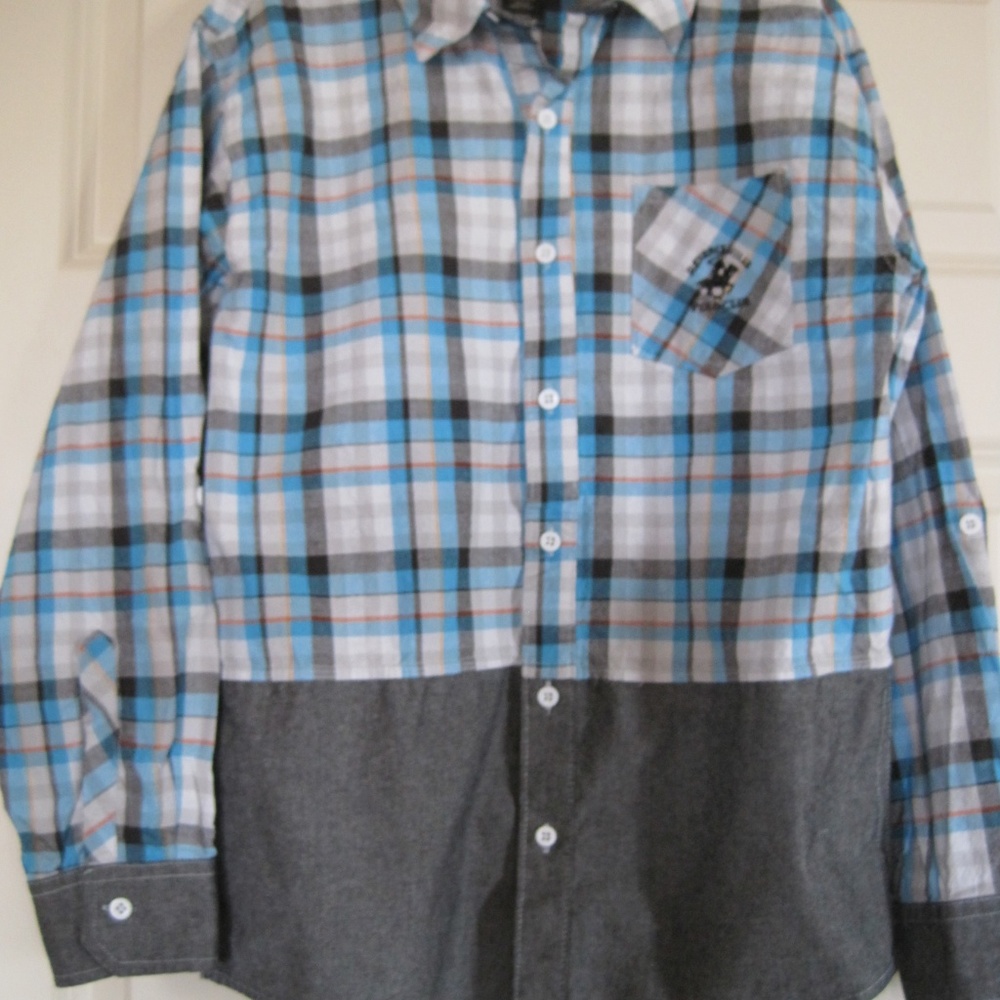 Beverly Hills Polo Club button down sz Boy L
